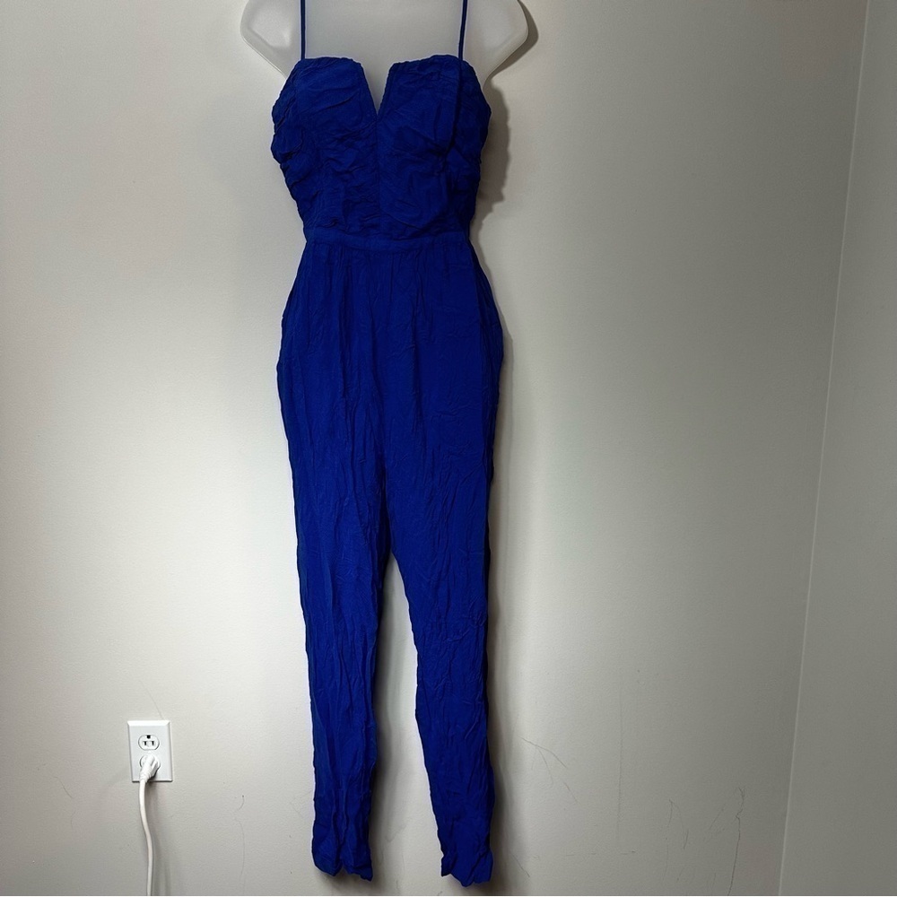 NWT Forever21 Blue Jumpsuit in Size Large